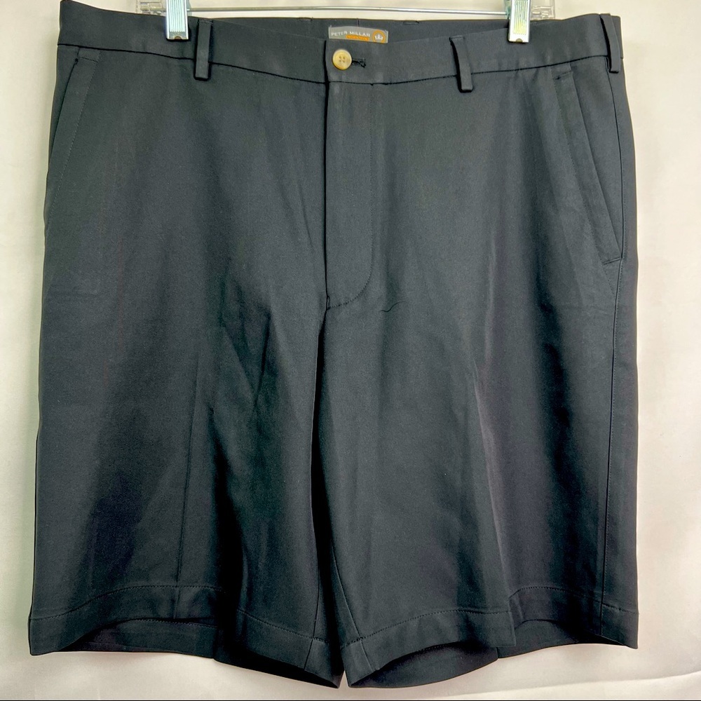 Peter Millar Black Athletic Shorts